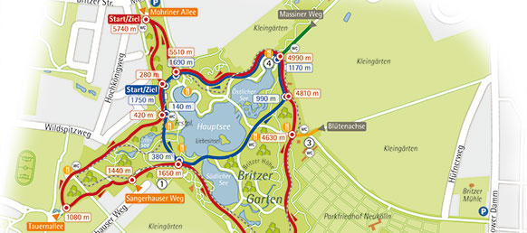 Joggingkarte Britzer Garten