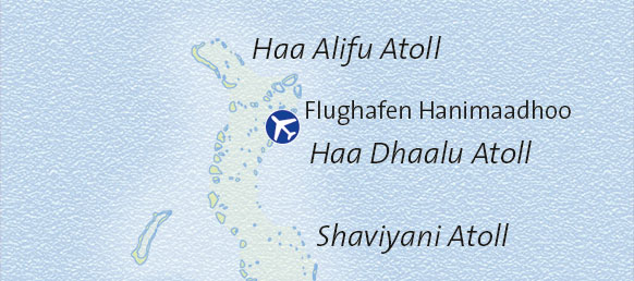 Detailkarte Malediven