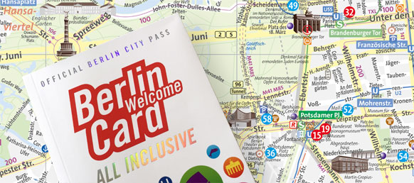 Stadtplan WelcomeCard all inclusive