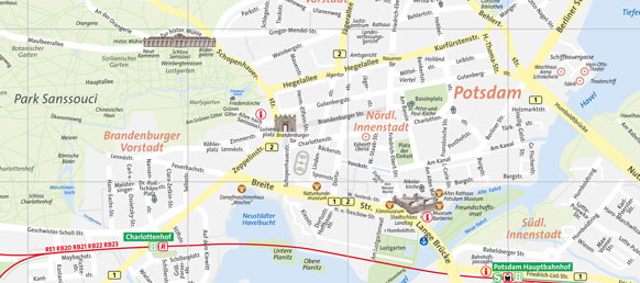 Stadtplan Potsdam, Potsdamer Landtag