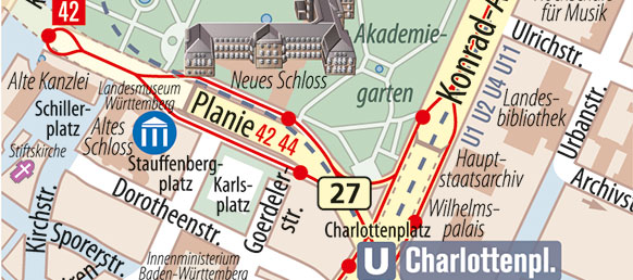 Stadtplan Stuttgart